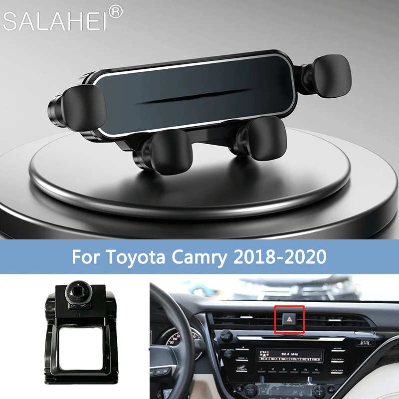 Car Phone Holder For Toyota Camry 2018 2019 2020 Car Styling Gravity Stand GPS Special Mount Navigation Bracket Auto Accessories