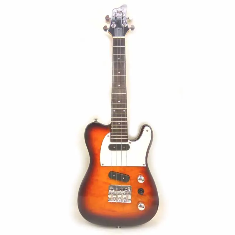 More Color Tele Tenor Electric Ukulele 26 Inch Solid Mini Hawaiian Guitar 4 Steel Strings Ukelele Guitarra Guitarist