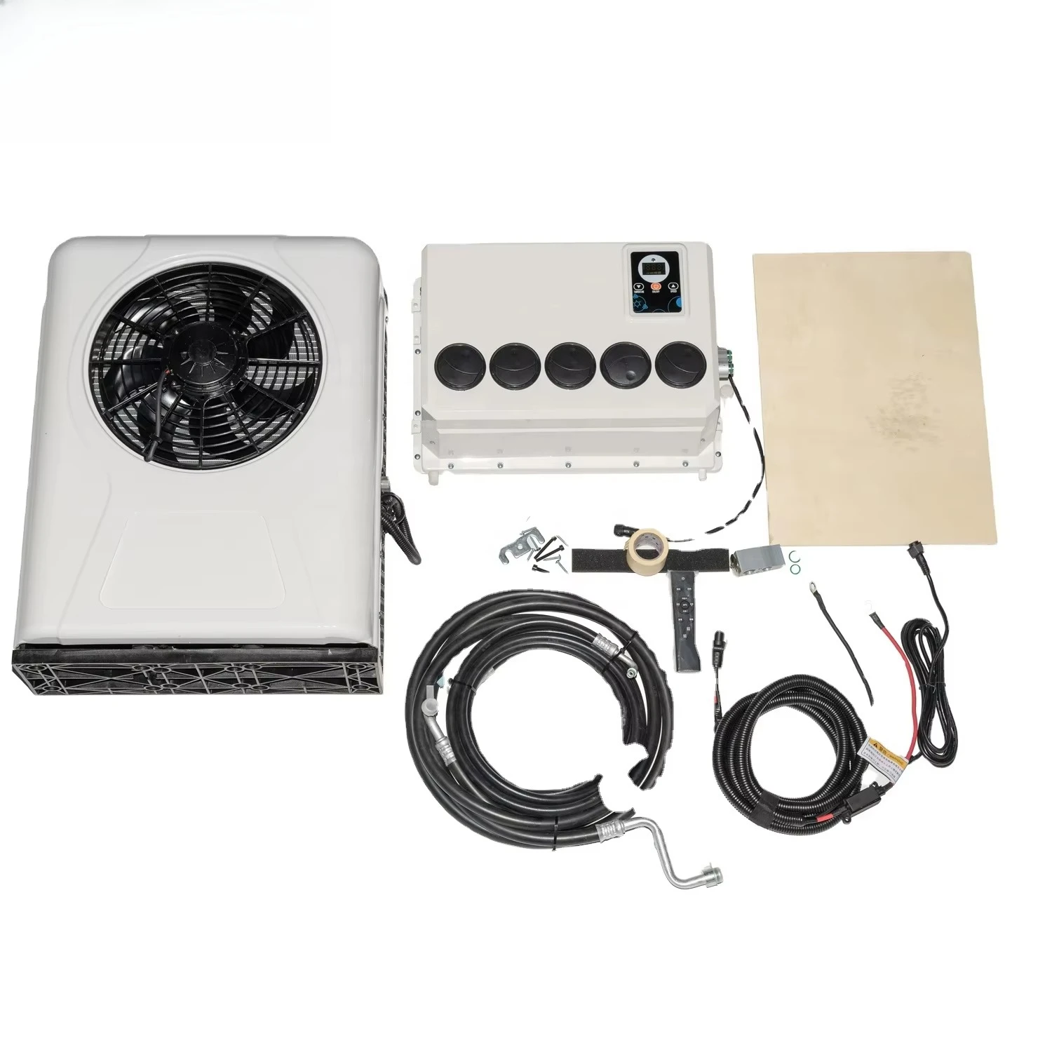 New Electric DC 12V/24V Auto Car Air Conditioner Parking Split Air Conditioning System for