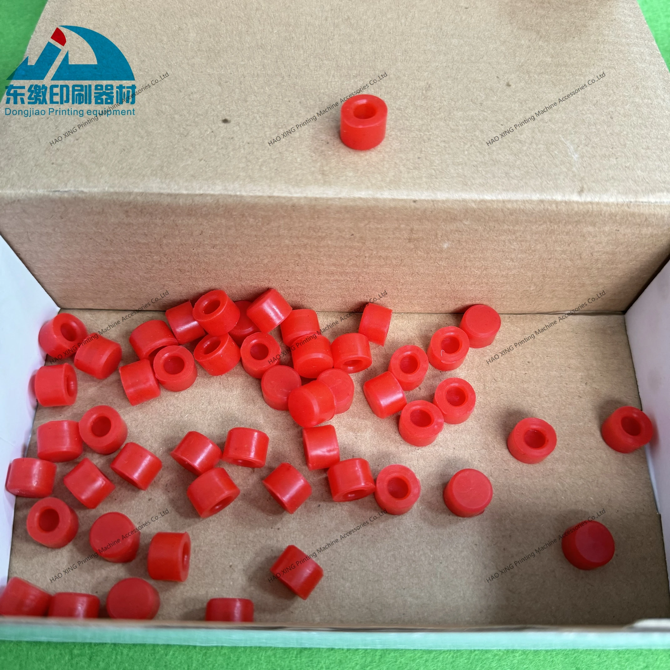 인쇄 기계 예비 부품 뮬러 오프셋 인쇄 기계 액세서리에 대 한 50 PCS 고무 빨판 컵 고무 빨판 붉은 색