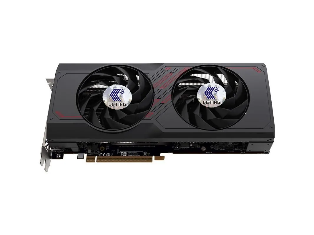 Cting Radeon Rx 7700 Xt Pure Puls 12G Gddr6 192Bit Pci-Express 4.0X16 Grafische Kaart Videokaarten Voor Pc Desktop Gaming Kaart