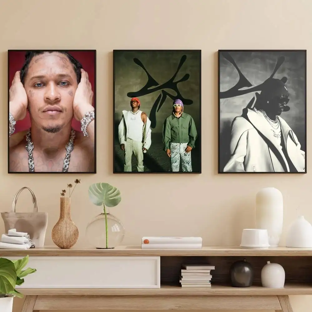 Y-Young Thug UY SCUTI ملصق فني ذاتي اللصق مقاوم للماء ورق ملصق مقهى غرفة البار #1