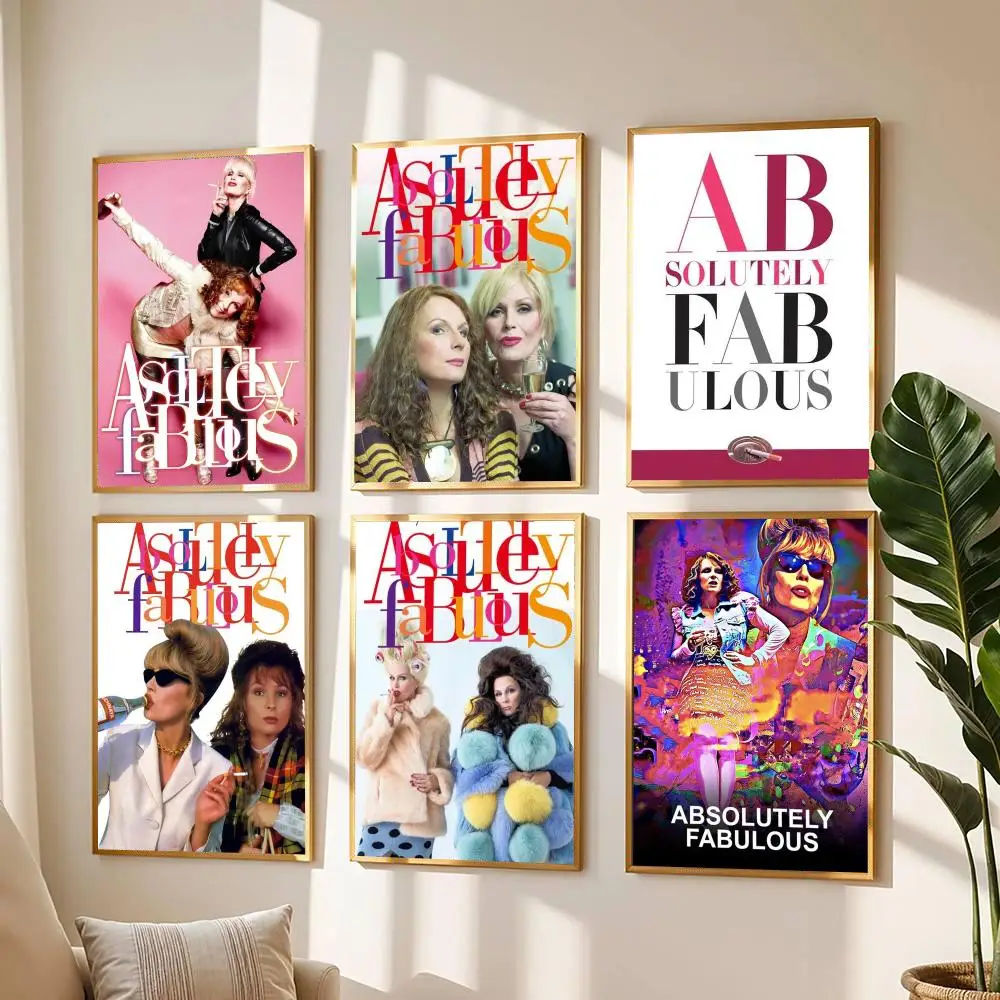 tv series A-Absolutely Fabulous-S Painting Calligraphy Boho Botanical Decor for Living Room  Elegant Home Style
