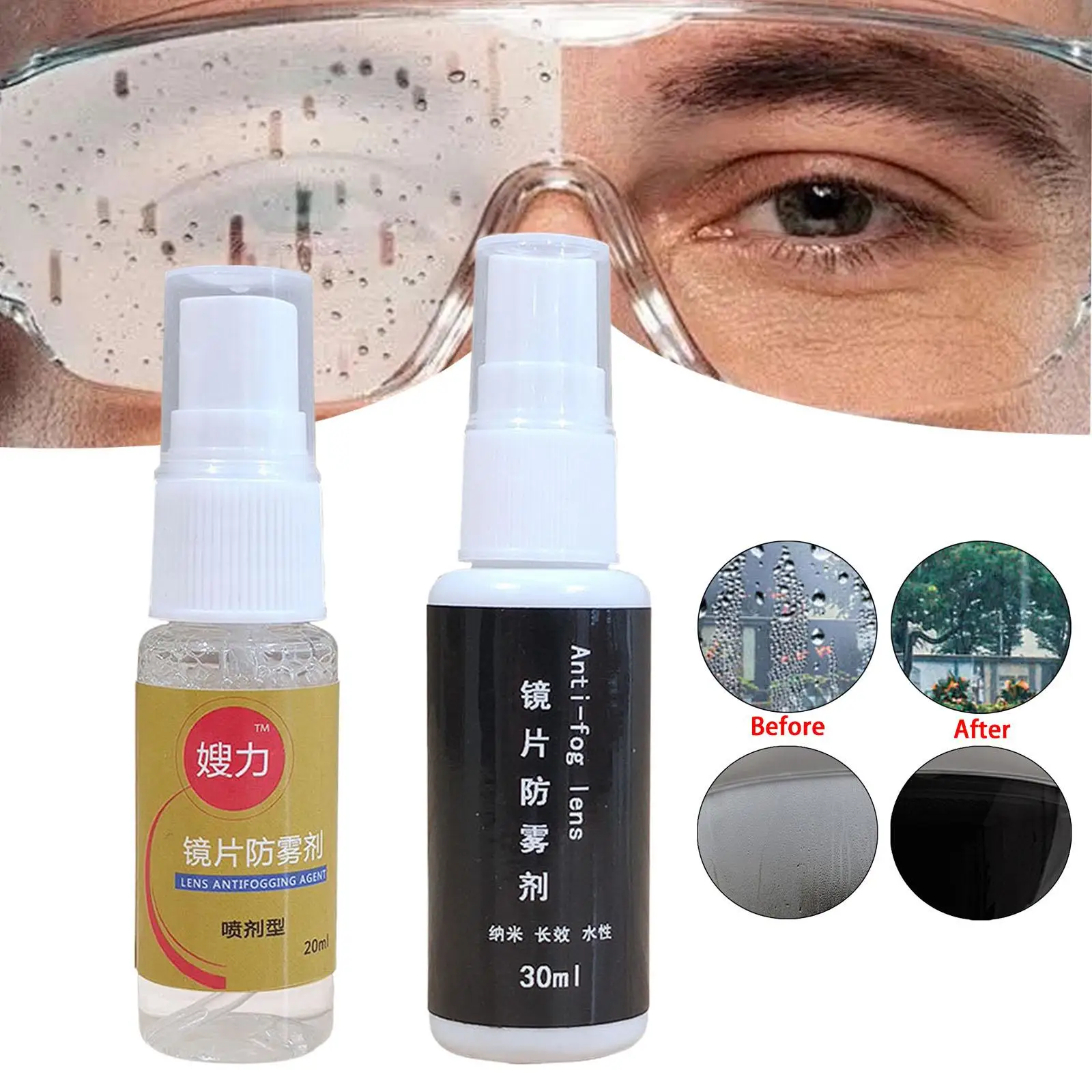 

Fog Spray for Lenses And Screens, Defogging Solution for Eyewear