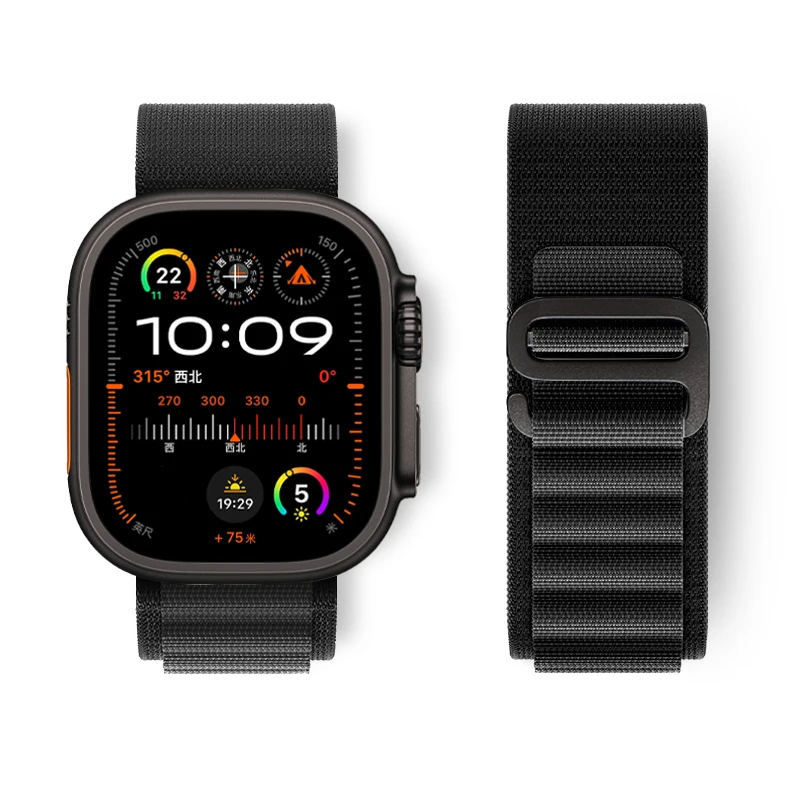 Alpine Loop for Apple Watch Band 46mm 49mm 42mm 44mm 45mm 41mm Nylon Trail bracelet correa Series 10 9 8 7 6 5 se Ultra 2 Strap image 2