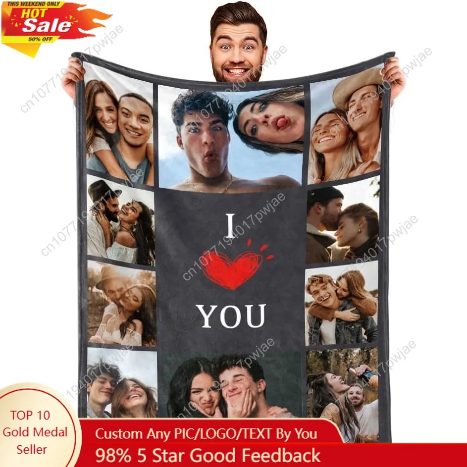 

Ships Next Day Custom Blanket with Photo I Love You Girlfriend Boyfriend Gifts Personalized Blankets Couples Gifts Christmas