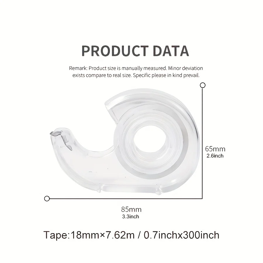 1pc klare Bänder und nachfüllbare Spender