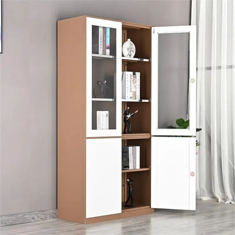 Steel Office File Cabinet Narrow Iron Storage Unit with Lock for Documents and Files Easy Assembly Disassembly Home Office