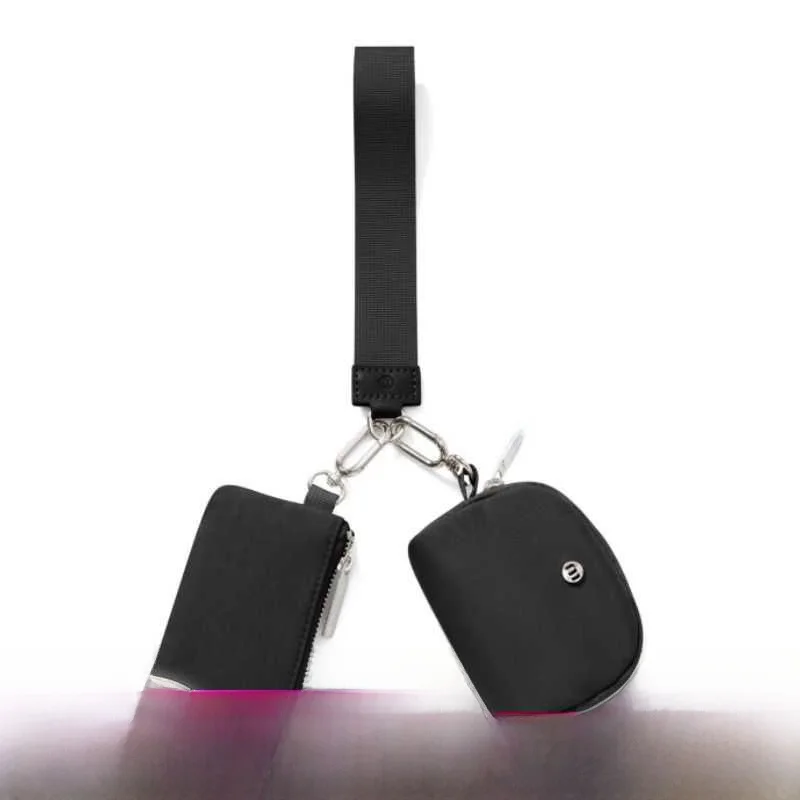 

Портативная женская сумка на запястье, держатель для ключей из полиэстера Lulu Sli, функциональная сумка для женщин, простой цвет