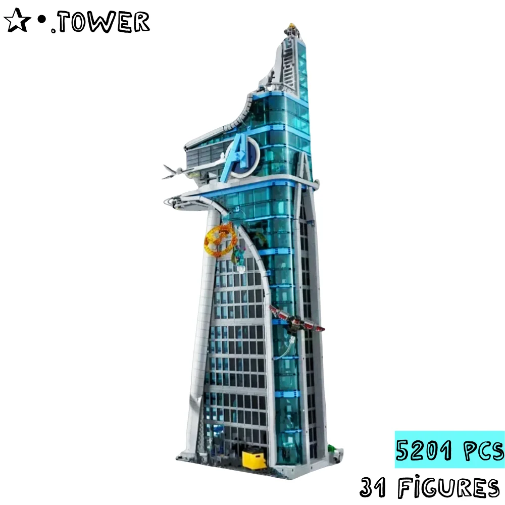 En stock, 5201 Uds., 76269, torre de batalla, modelo Modular, ensamblaje de construcción, ladrillo, torre clásica, arquitectura, decoración del hogar para regalos de niño