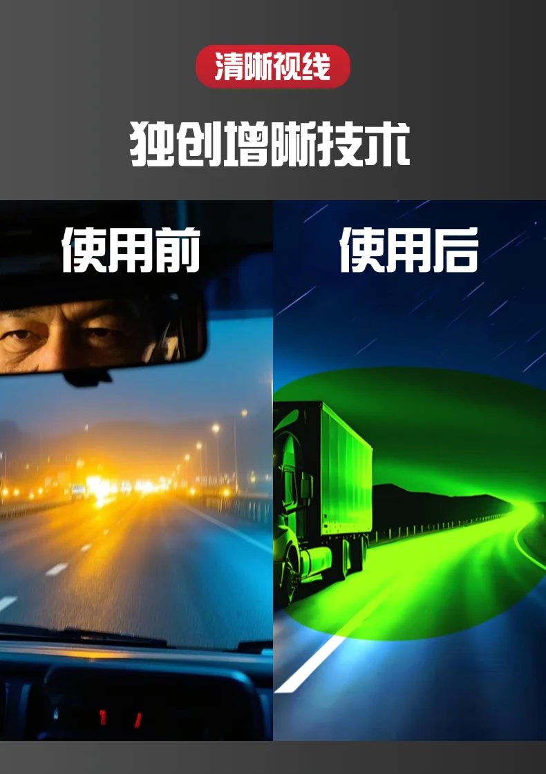 【REITER】Night vision goggles Men\'s Car Driving glasses for men anti glare