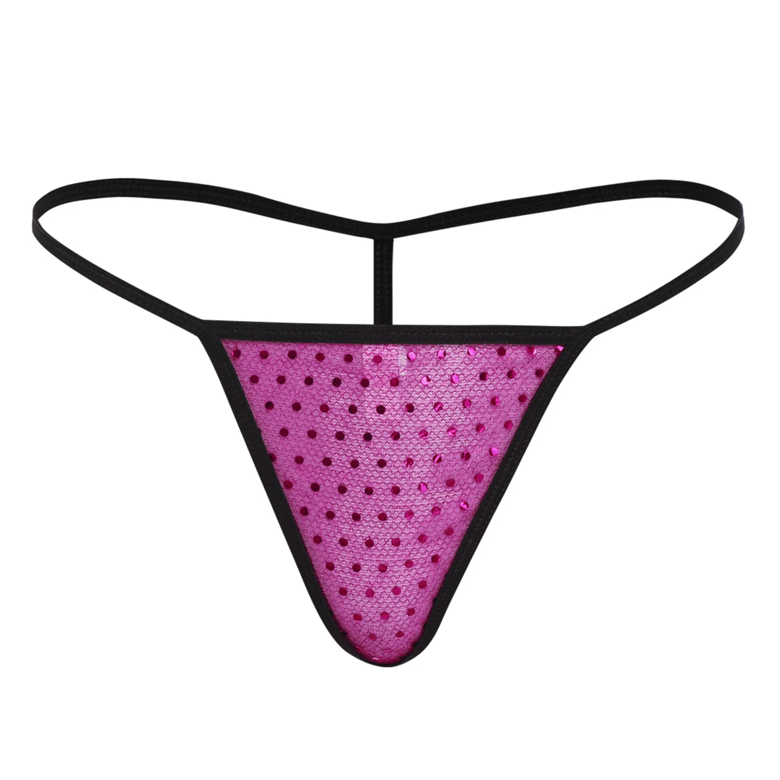 فستان نسائي لامع مزين بالترتر مع رسن رفيع بدون ظهر يغرق على شكل حرف V مكشكش بحاشية عالية ومنخفضة فستان نادي شفاف فستان نوم