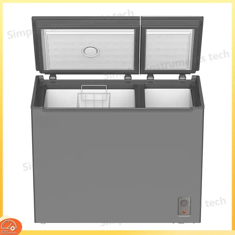 Large Capacity Double Door Household Freezer with Dual Temperature Refrigeration Energy Efficient Frost Free Upright Deep