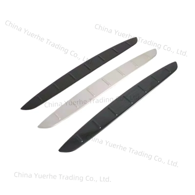 

Аксессуары для модификации крышки Tesla Model X, декоративная наклейка для защиты крышки из нержавеющей стали Tesla