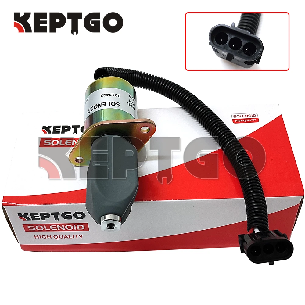 

New 12V 3919422 Fuel Shut Off Solenoid For Yanmar Cummins Kubota engines stop solenoid SA-3665-12 3919422 SA-4754-12