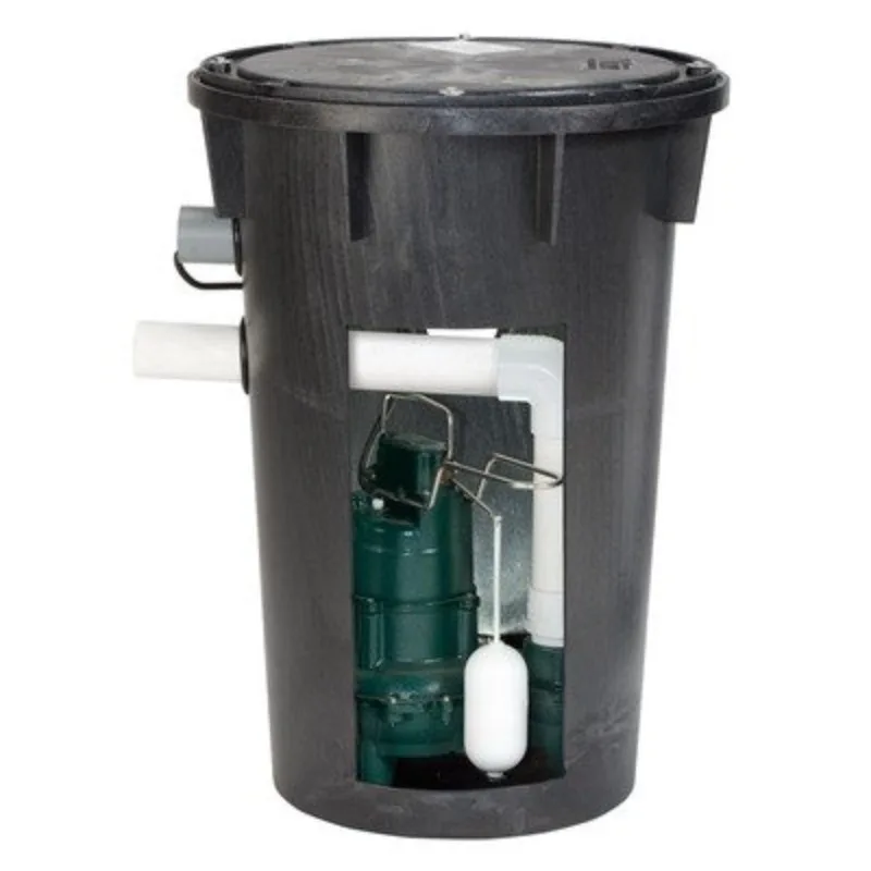 

4/10 HP Sewage Pump and Basin System