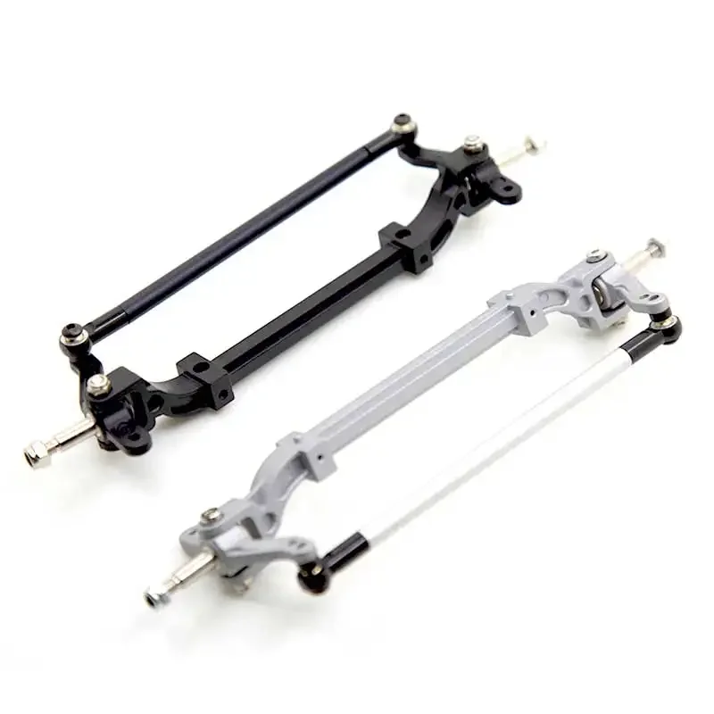 

Металлическая передняя рулевая тяга RC Part для грузовика Tamiya 1/14 — черный/серебристый стержень оси (деталь обновления радиоуправляемого трактора)