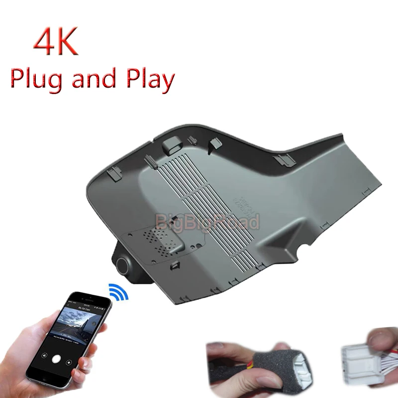 

4K Plug And Play For AION Y PLUS / LX Plus 2022 2023 2024 Car Wifi DVR Video Recorder Parking Camera Dash Cam FHD 2160P