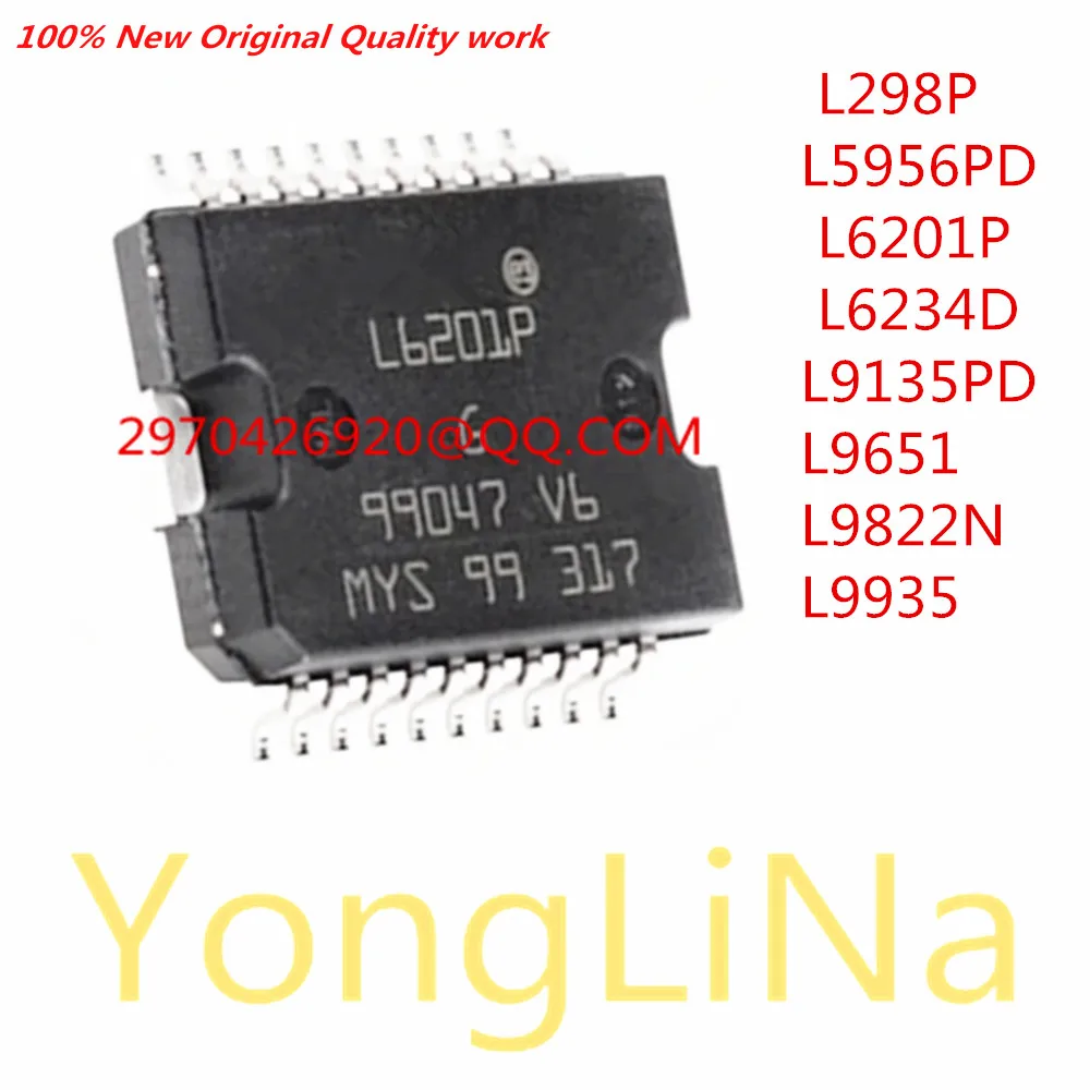 

100% New IC Chips 1pcs L298P L5956PD L6201P L6234D L9135PD L9651 L9822N L9935 HSOP-20