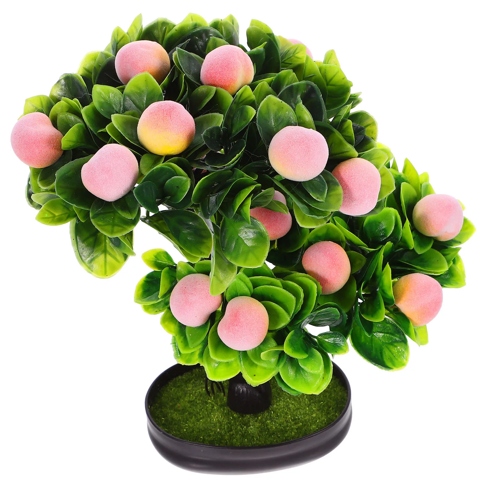 Artificial Fruit Tree With Pot Realistic Faux Fruit Plant Decor For Home Wedding Party Desktop Centerpiece Simulation