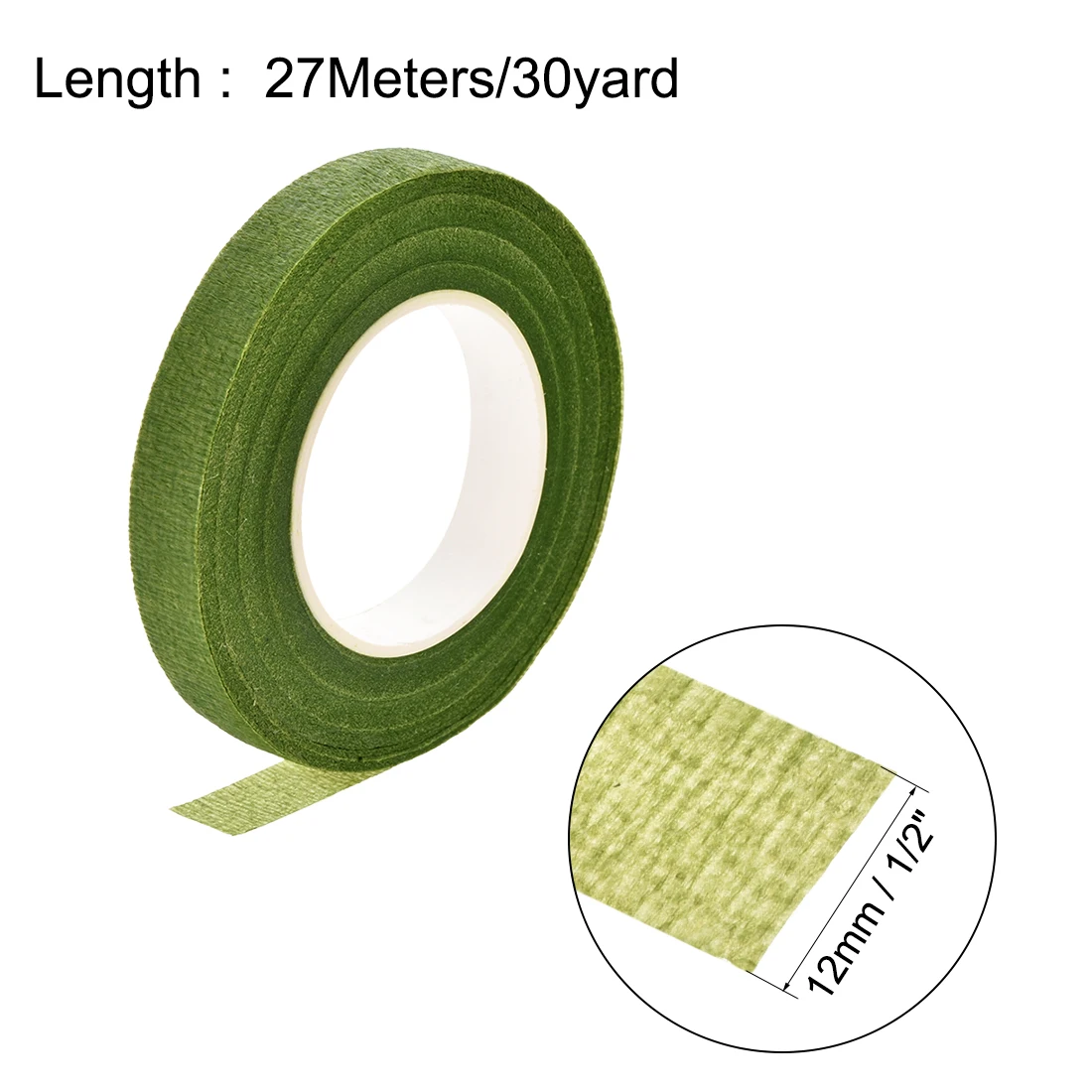 3Roll 1/2"x30Yard 3 Color Floral Tape Flower Adhesives Floral Arrangement Kit Artificial Flower Tapes Flower Supplies