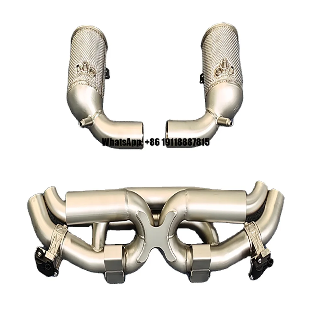 

Высокопроизводительная выхлопная система OBM Catback для Porsche 911 992 3.0T из нержавеющей стали с клапаном, спортивный глушитель, полная выхлопная система с коллектором