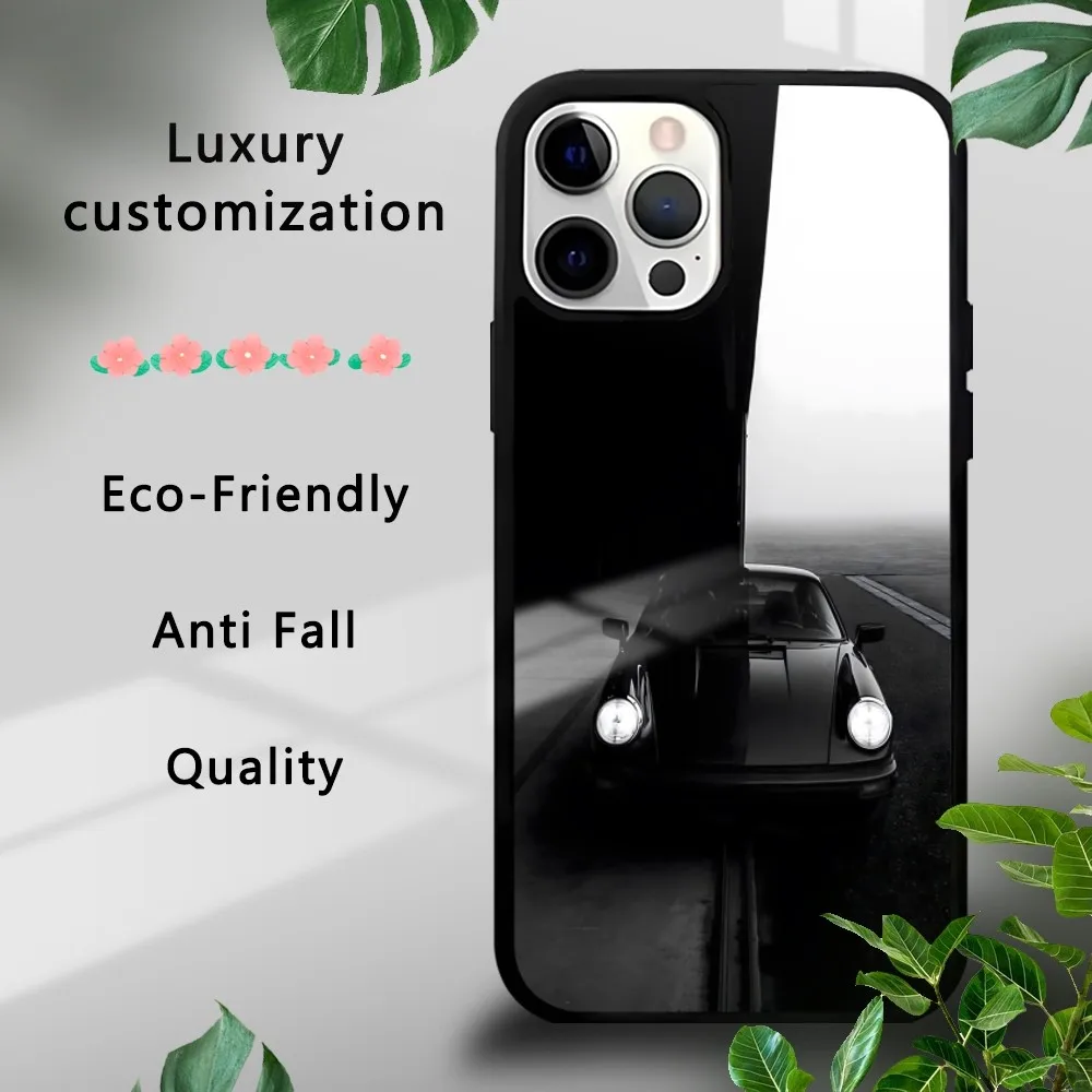 Luxury GT3-RS 911-Car Phone Case For iPhone 16 15 14 13 12 11 Pro Xs Max Mini Plus Celulares Hard Funda