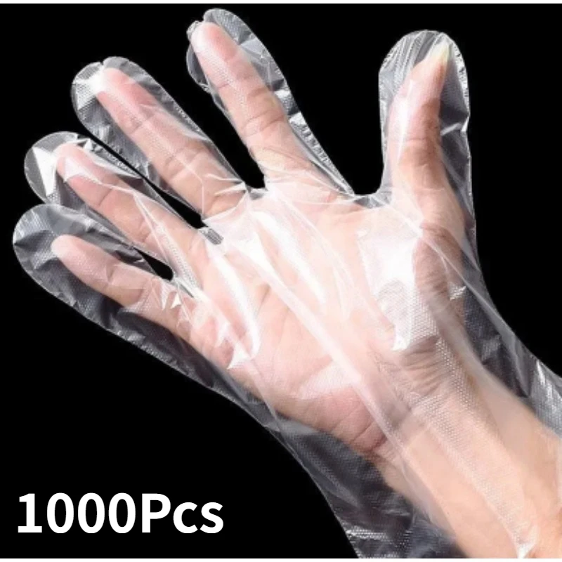 

Eco-friendly Disposable Gloves Garden Household Restaurant BBQ Clear Multi-functional Gloves Food Grade New