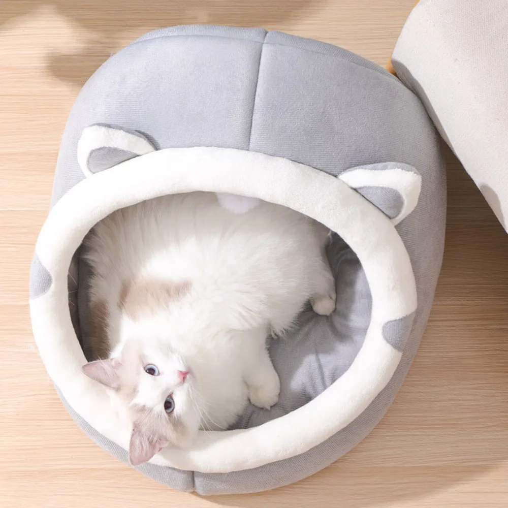 

Cat Nest Closed Cat House Pet Nest Warm and Thickened Deep Sleep Dog Nest Pet Supplies Closed Cat bed cat tents accessories