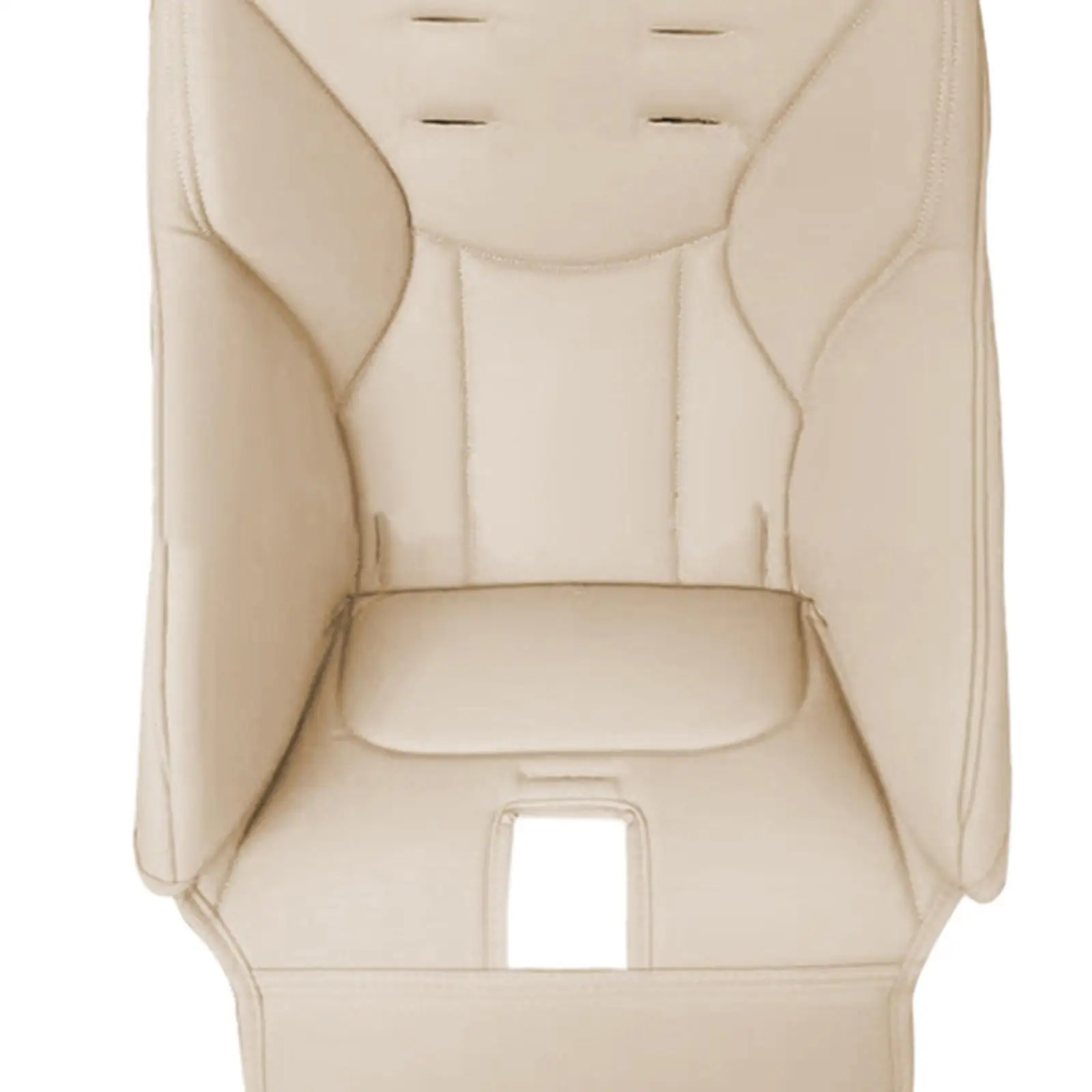 Luxurious Baby Chair Cushion with Sleek Faux Leather Upholstery
