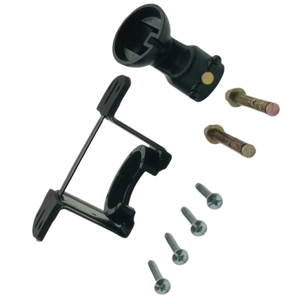 Ceiling Fan Mounting Bracket Arched Bracket With Angled Hanging Ball Bracket For Vaulted Ceilings Up To 45° Black-White Metal