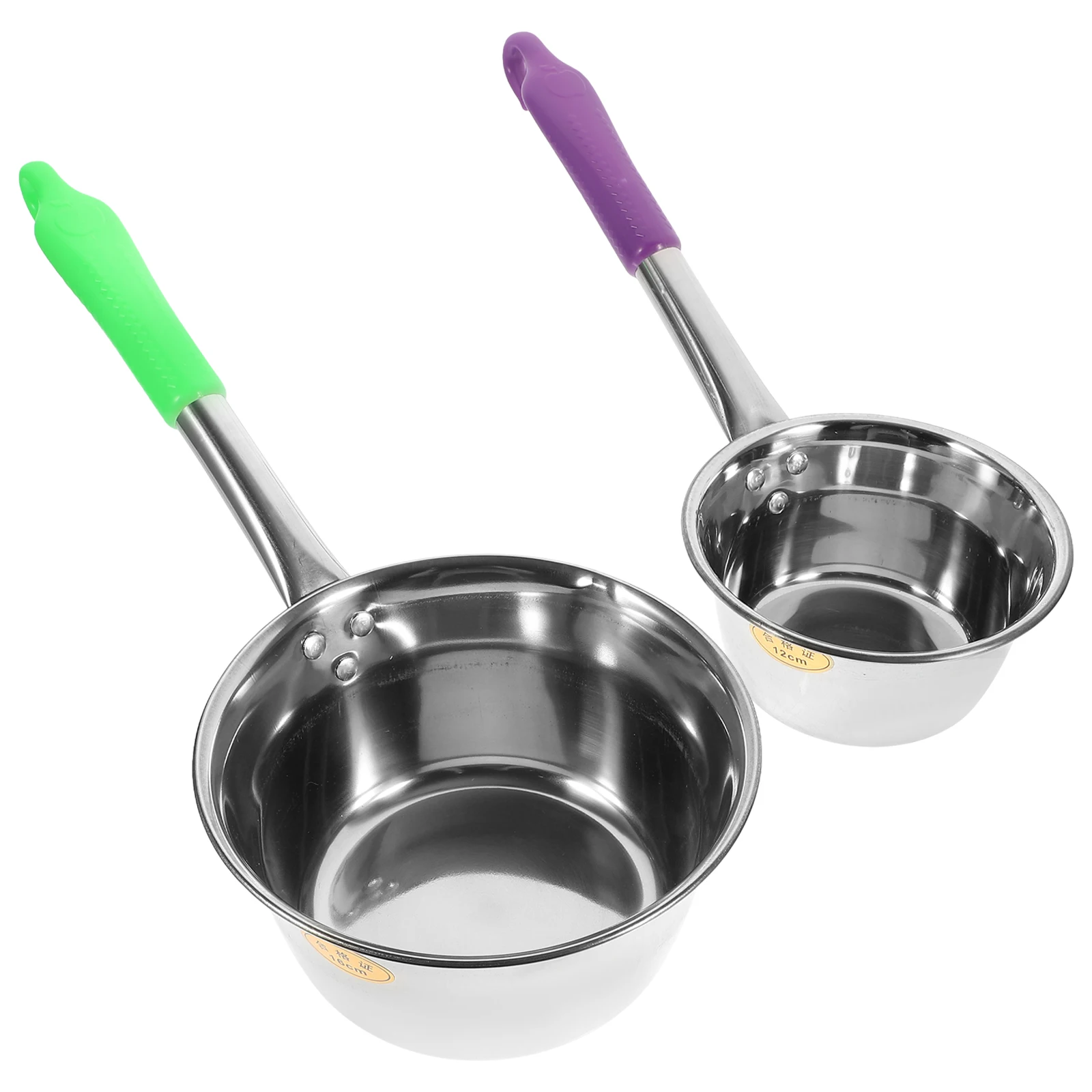 

2Pcs StainlessSteel Water Ladle KitchenBathroom Scoop HairWashing FruitCleaning Household Accessories