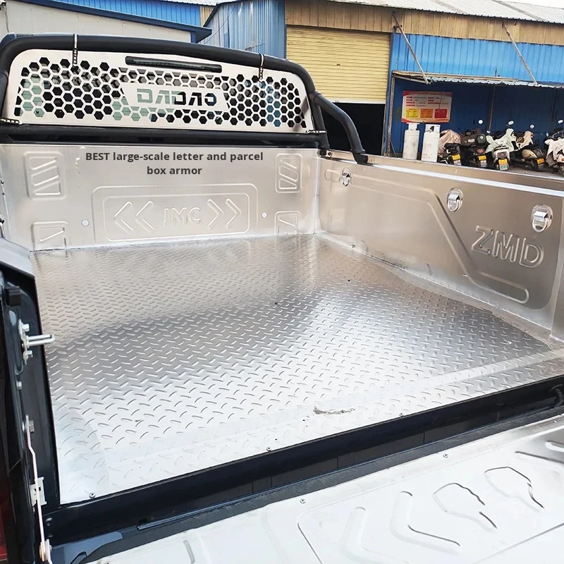 

OEM Manufacturer Supply New Stainless Steel Polished Pickup Truck Cargo Box Protector Modified Cargo Bed Car Body Kits