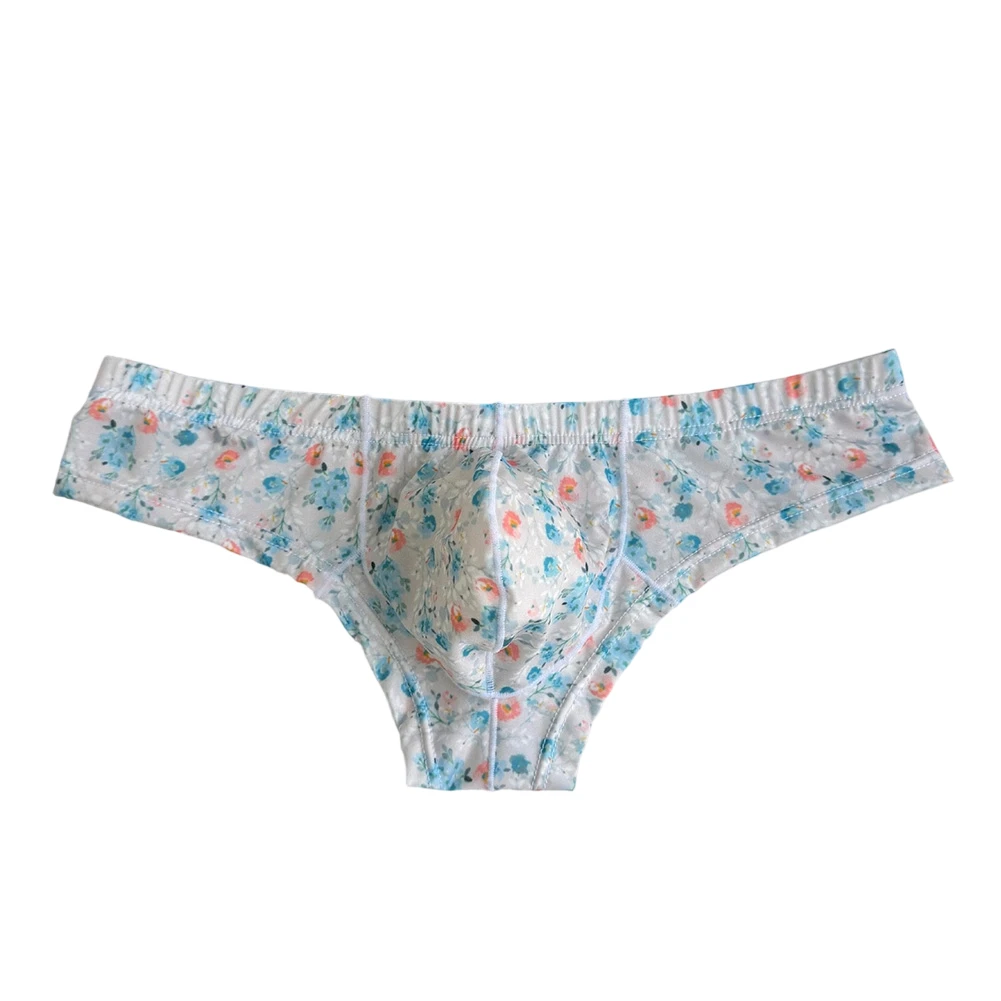 Tight Sweet Print Briefs Men Bulge Pouch Briefs 90 Percent Polyester Blend Exotic Men's Underwear Designs Bulge Pouch