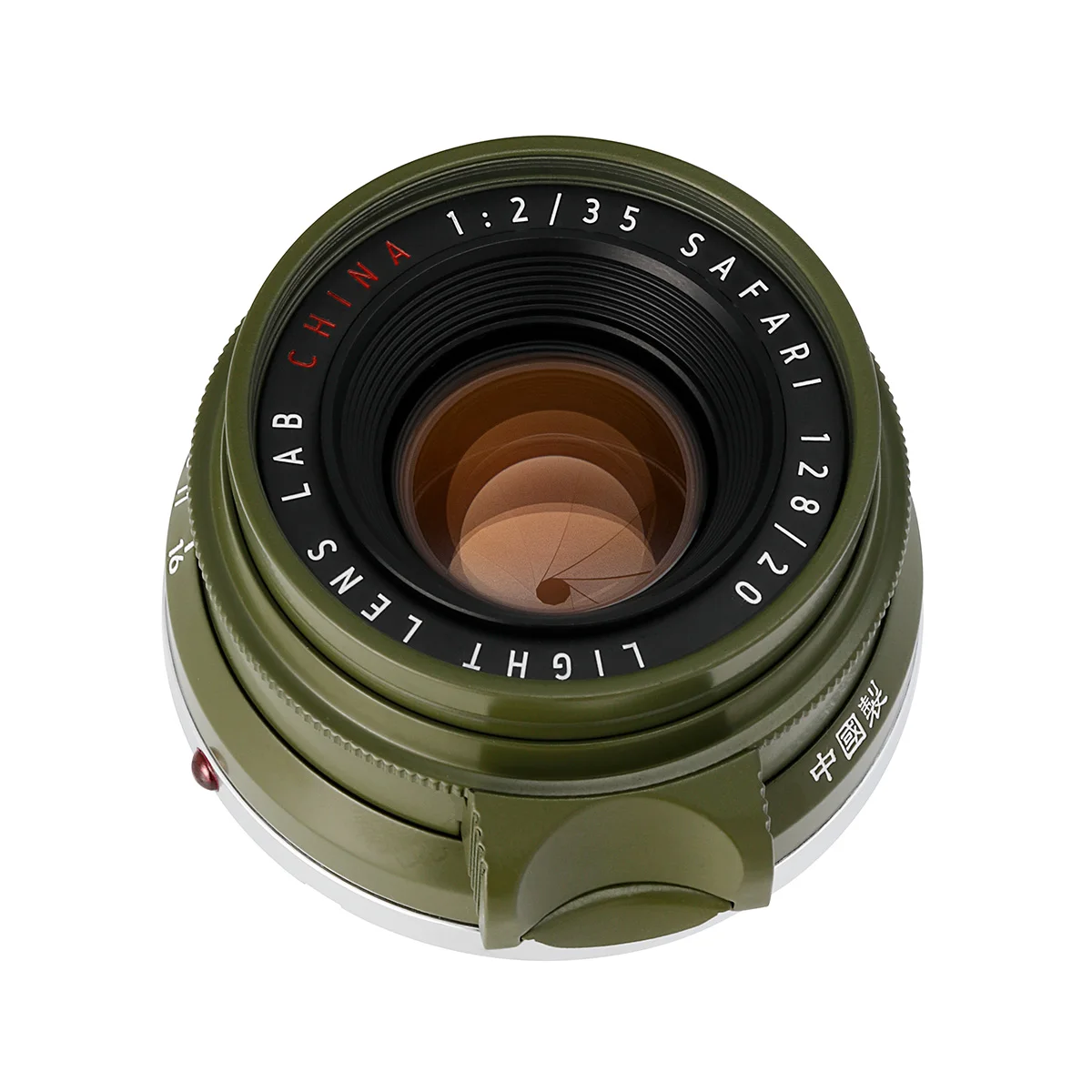 Light Lens Lab 35mm F2 Lens 8 Eight Element Chrome Sliver Black Bare Brass Safari Hunter Green Collapsible For Leica M