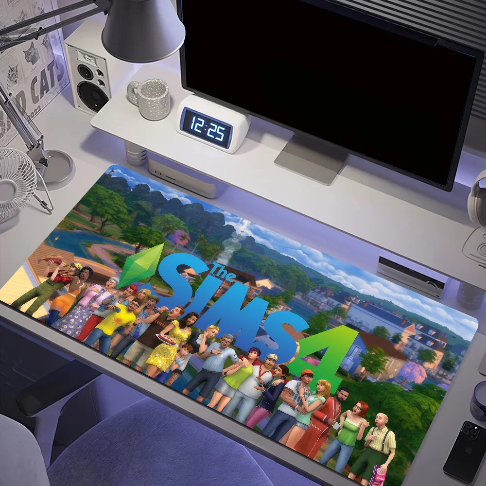 ماوس 4 وسادات لعبة مضادة للفرش منزل مخصص مريح مكتب مطاطي كبير مكتب المغامرة حصيرة لوحة المفاتيح Sims PC عدم الانزلاق