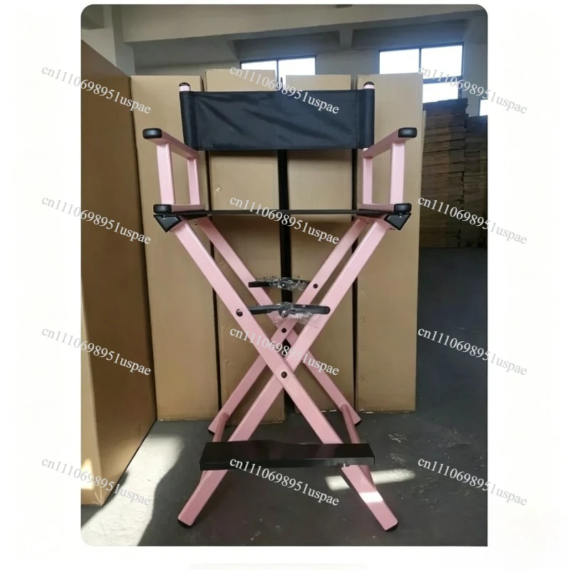 Director Chair Aluminum Alloy Folding Professionals Makeup Salon Artist Makeup Chair Outdoor