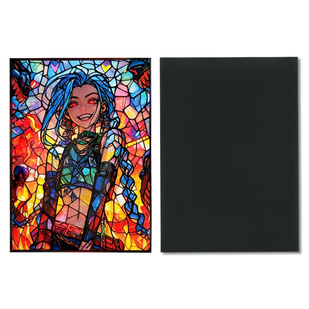 66X91mm 50 Stück Standardgröße Cartoon Anime Kartenhüllen Brettspiel Sammelkarten-Schutzhüllen für MGT/PKM/PTCG – Detail 1