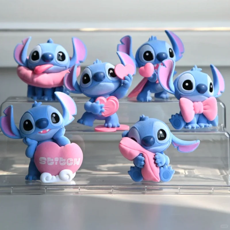 

New Genuine 52toys Disney Stitch Warm Pink Blind Box, Stitch Action Figures Figurines Trendy Toys Kawaii Mystery Box Kids Gifts