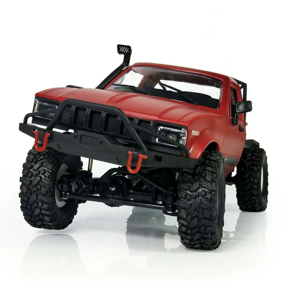 XKS WPL C14 1/1 على الطرق الوعرة RC شبه شاحنة 4WD 2.4G 2CH 15km/h هيكل معدني إطارات TPR لعبة شاحنة التحكم عن بعد هدية للبنين والأطفال