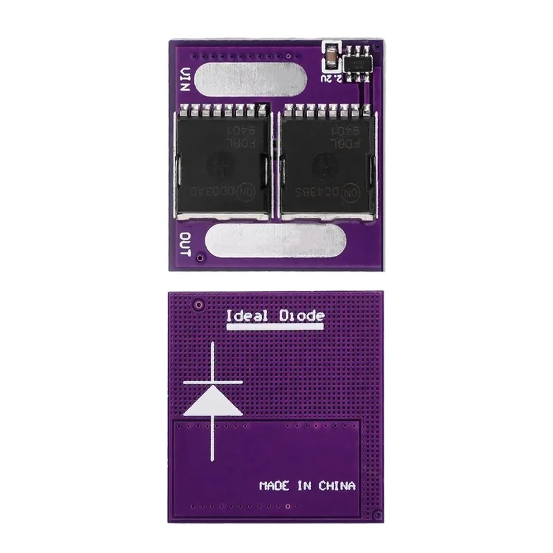 60A No Voltage Limitation Ideal Diode Module Solar Energy Anti Reverse Irrigation Battery Charging Anti Backflow Protection