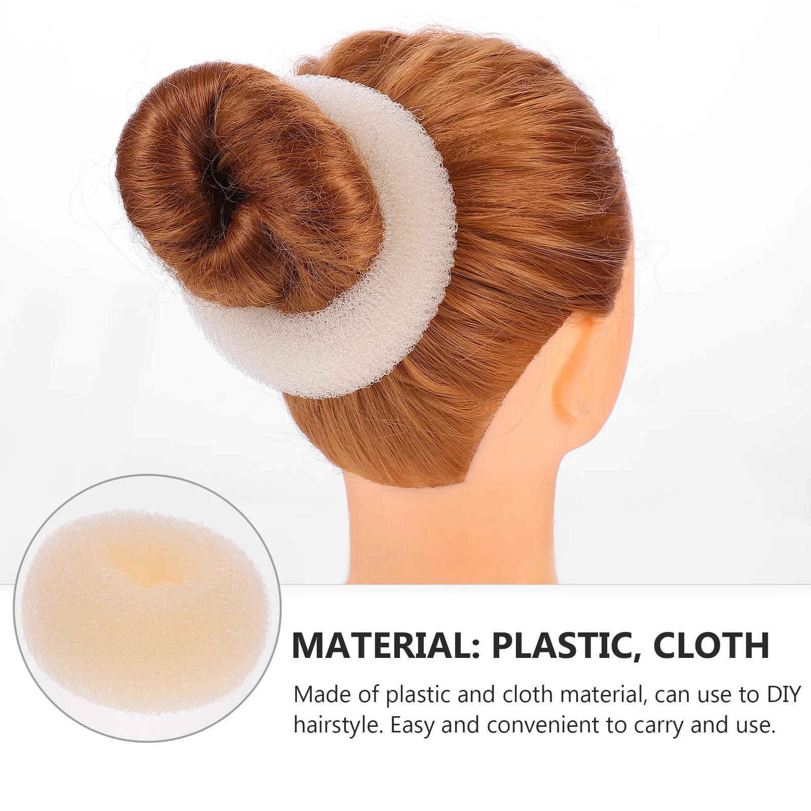 

2 set Donut Makers Styling Set for Women Elegant Accessories DIY Design Tools Wrap Pin Kit Chignon Creator Sock Bun Styler