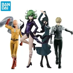 Original Bandai ONE PUNCH MAN Genos Terrible Tornado Saitama Garou Fubuki Anime Action Collectible Ornaments Figure Model Toys