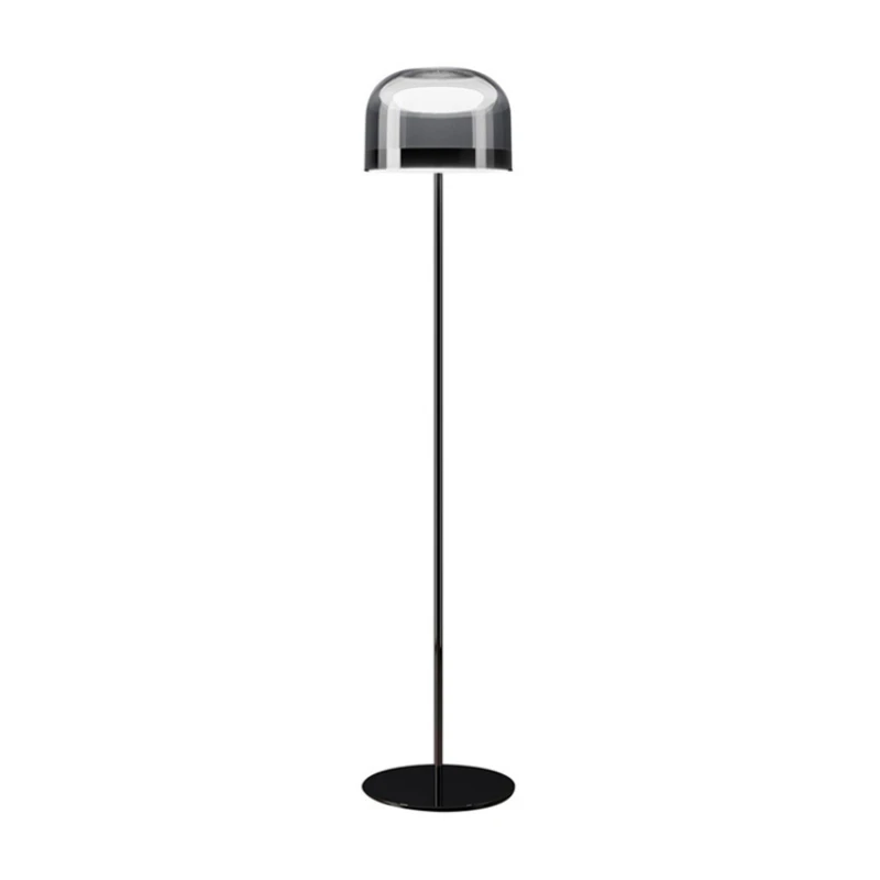 Modern designer european classic indoor living room glass shade iron standard floor lamp