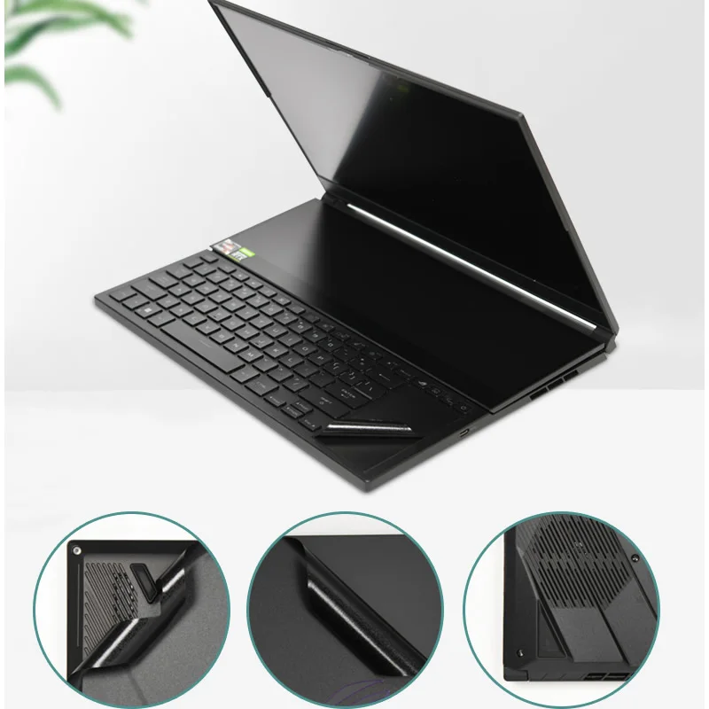 Leather Skin Laptop Stickers for ASUS ROG Zephyrus Duo 15 15SE GX550 GX551 Duo 16 GX650