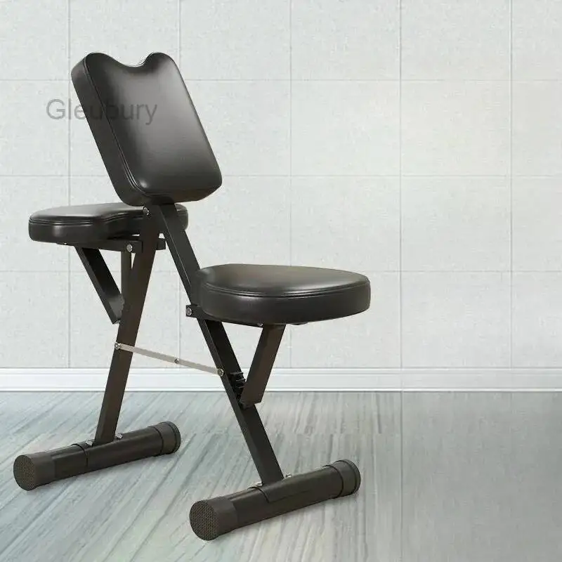 Gua Sha Massage Chair Portable Acupuncture Folding Tattoo Massage Chair Simple Metal Furniture Sedile Per Massaggi MHAMY