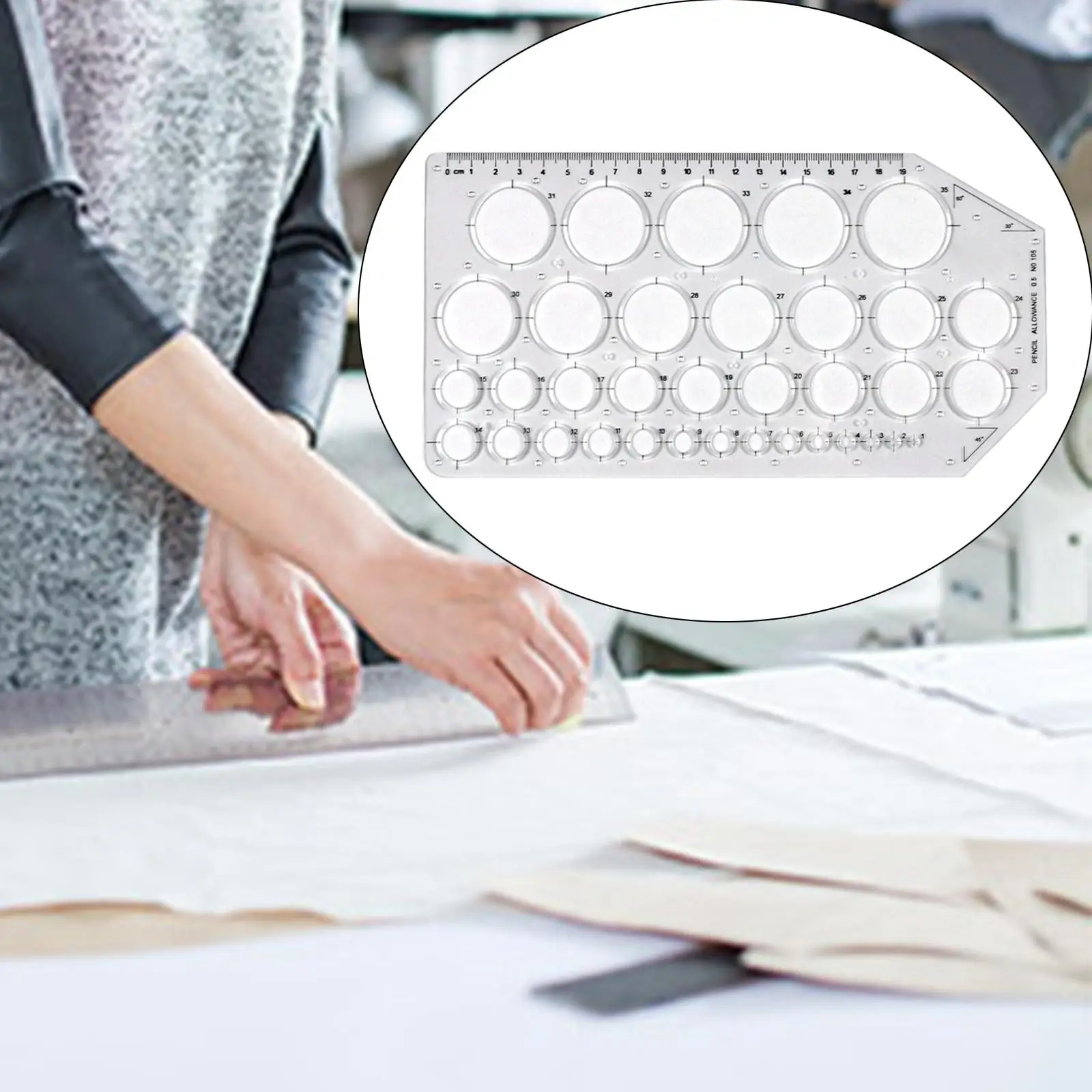 Architectural Circle Template Geometry ing Tool Stencil Painting Scale Drawing ing Ruler Measuring for Drawings School Office