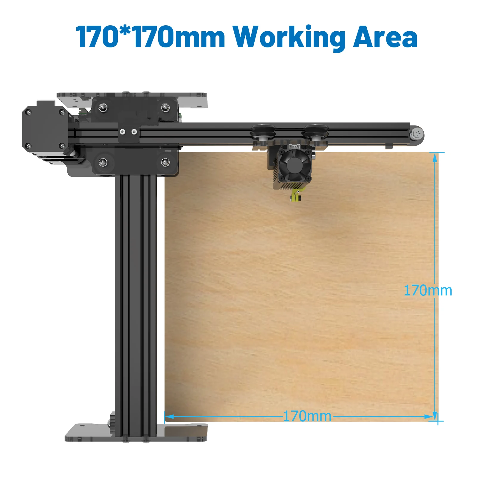 

APP Control Lightburn 5 N30610 40W Desktop CNC Laser Engraver Laser Cutter Wireless Printer Wood Engraving Machine