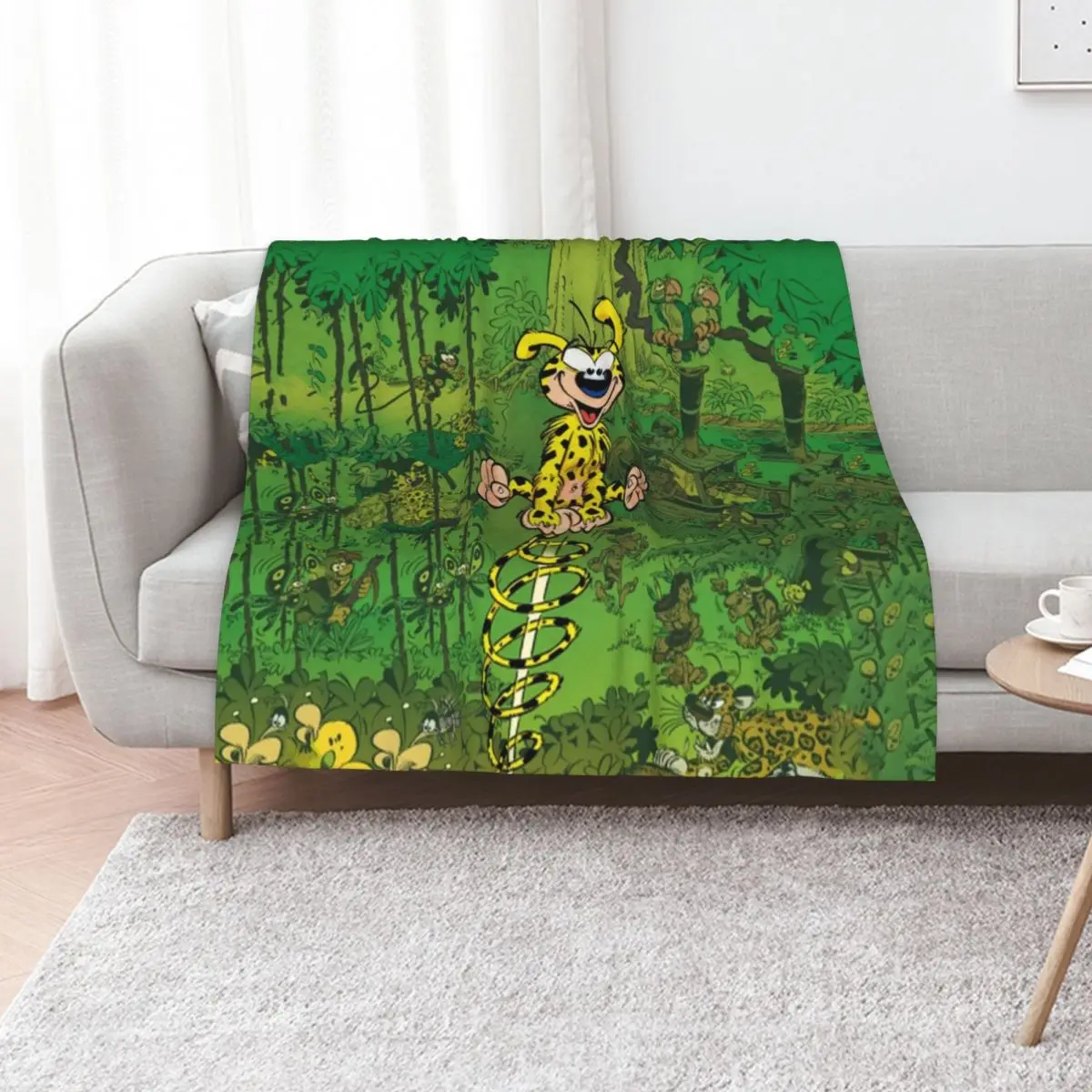 Marsupilami spring original Throw Blanket Extra Large Throw Fashion Sofas Hairy for sofa Large Heavy Blankets