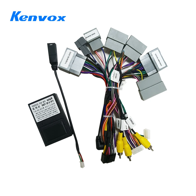 

16-контактный автомобильный радиоприемник с Android-стерео, жгут проводов, адаптер кабеля с декодером коробки canbus для Honda Civic HRV HR-V 2018-2022